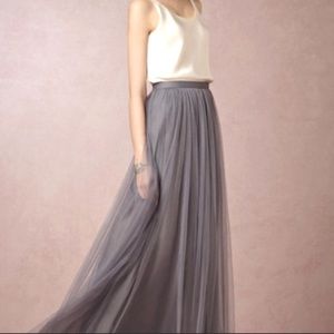 Jenny Yoo Arabella Tulle Maxi Skirt NWT